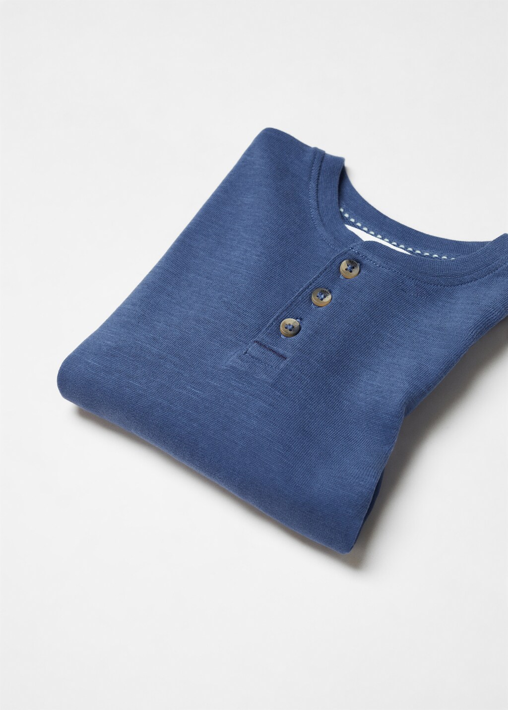 Long sleeve cotton t-shirt - Details of the article 8