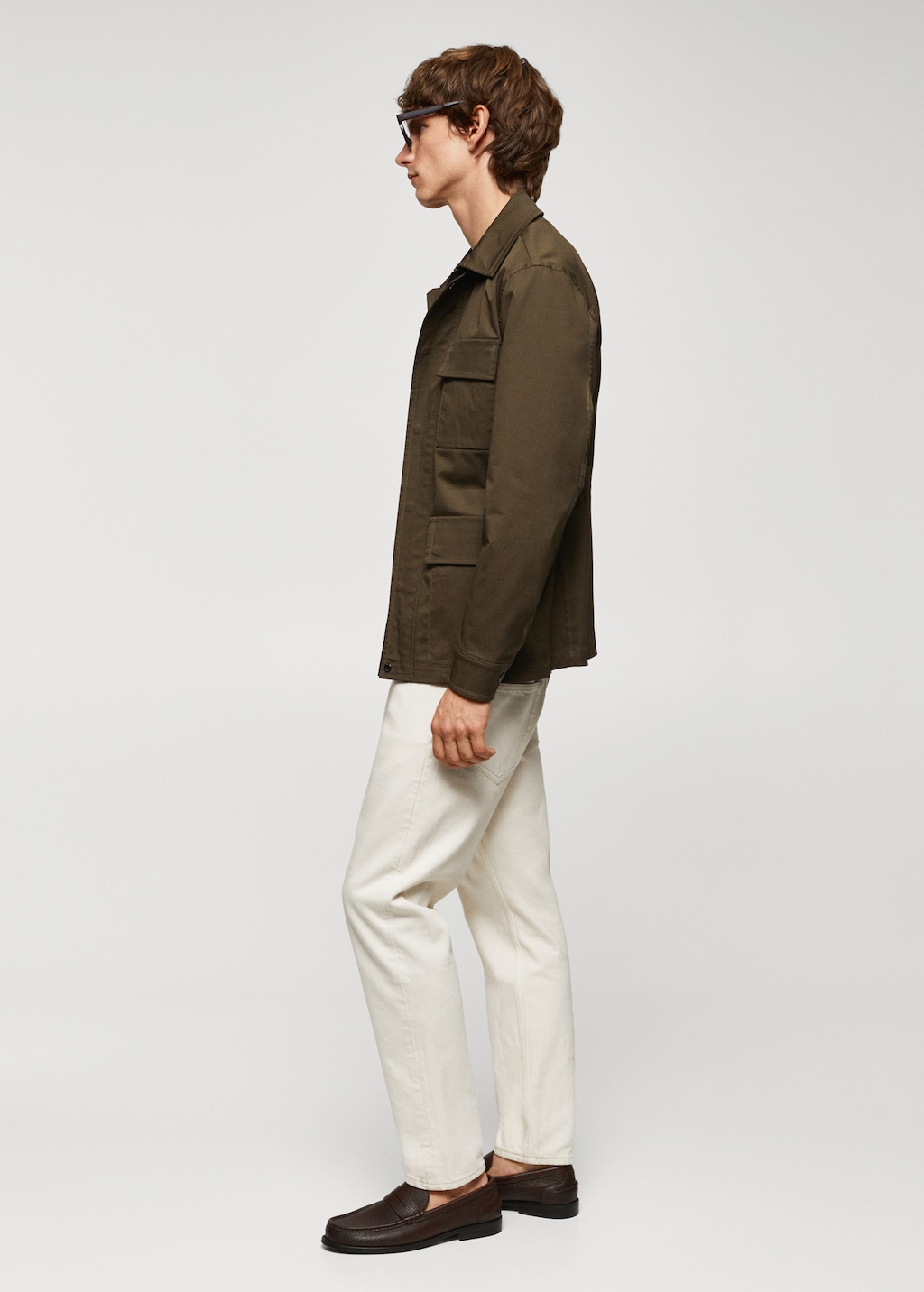 Cotton jacket with pockets - Details of the article 2