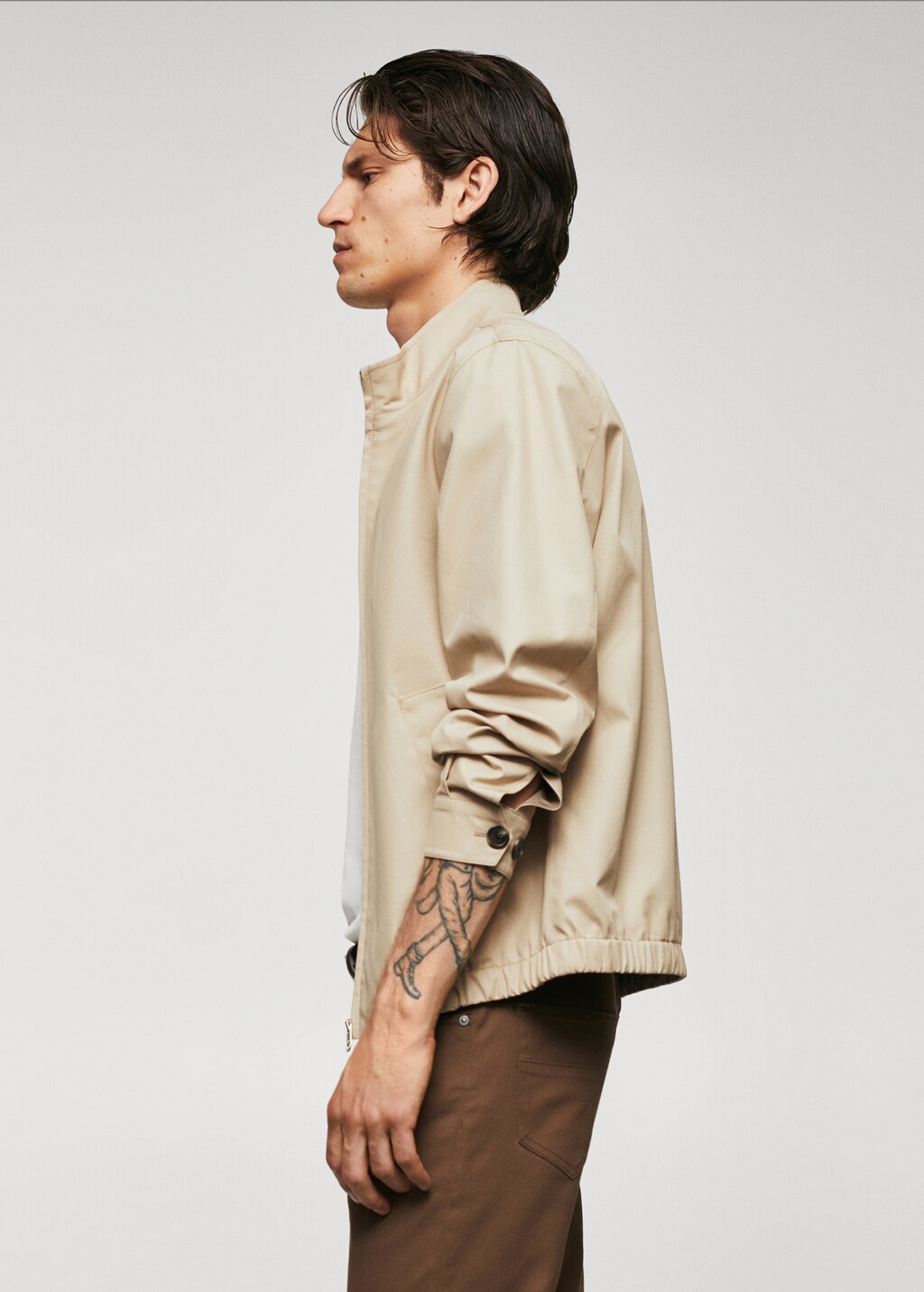 100% cotton bomber jacket - Details of the article 2