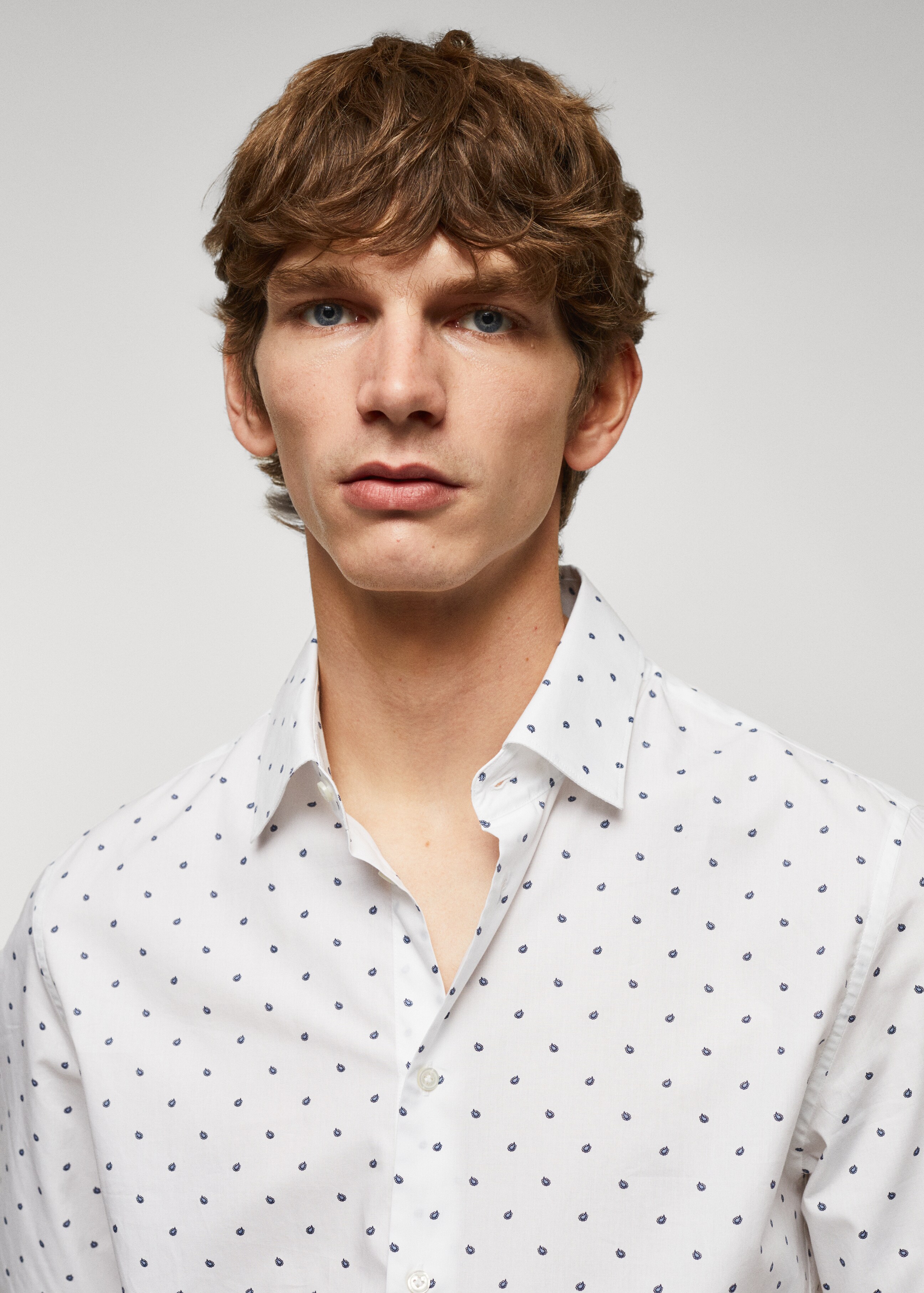 100% cotton printed shirt - Details of the article 1