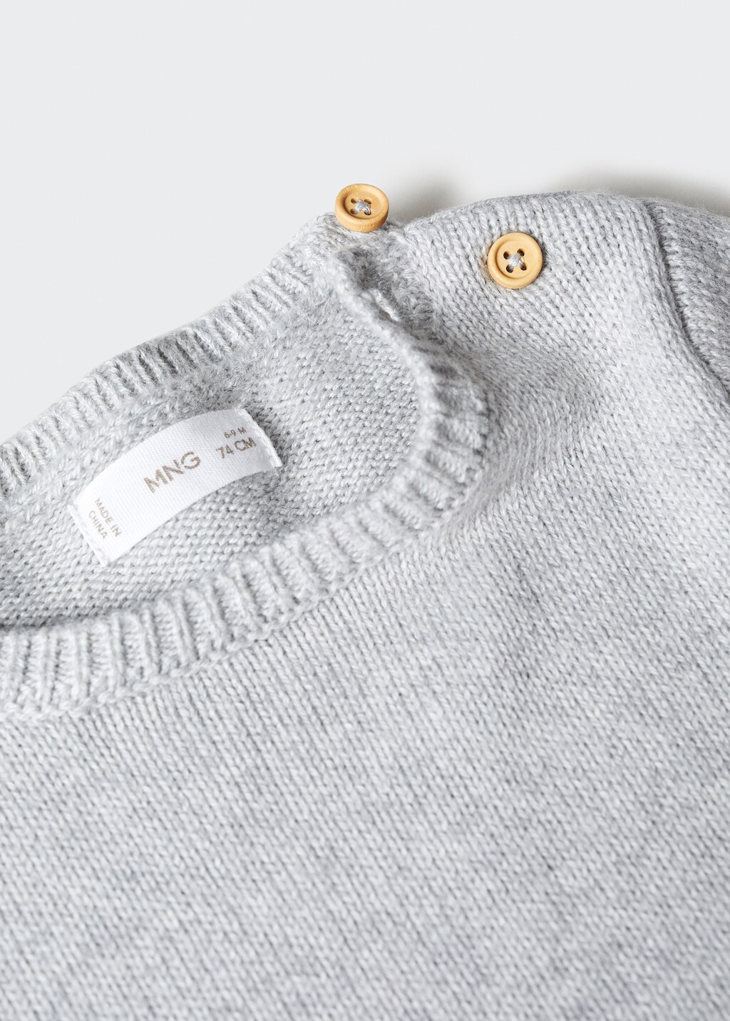 Knit cotton sweater - Details of the article 0