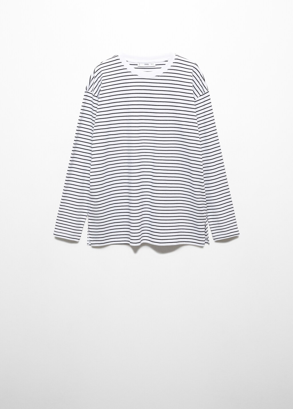 Striped oversized t shirt Women MANGO OUTLET USA