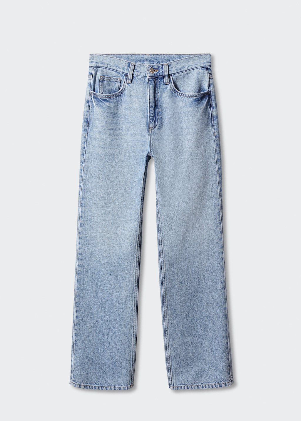 Mid-rise straight jeans - Article without model