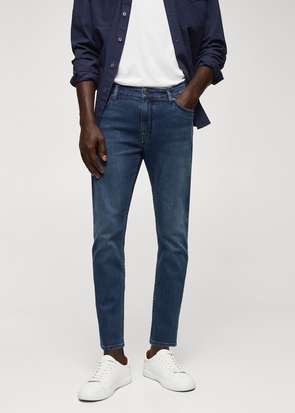 Tom tapered cropped jeans - Medium plane