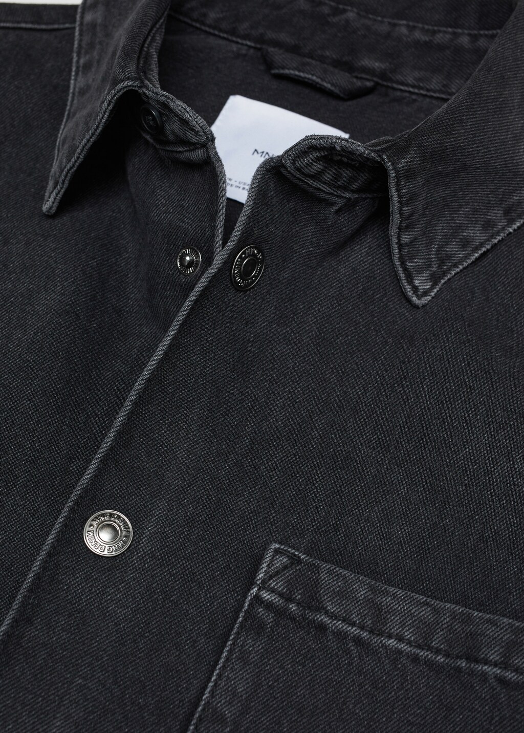 Pocket denim overshirt - Details of the article 8