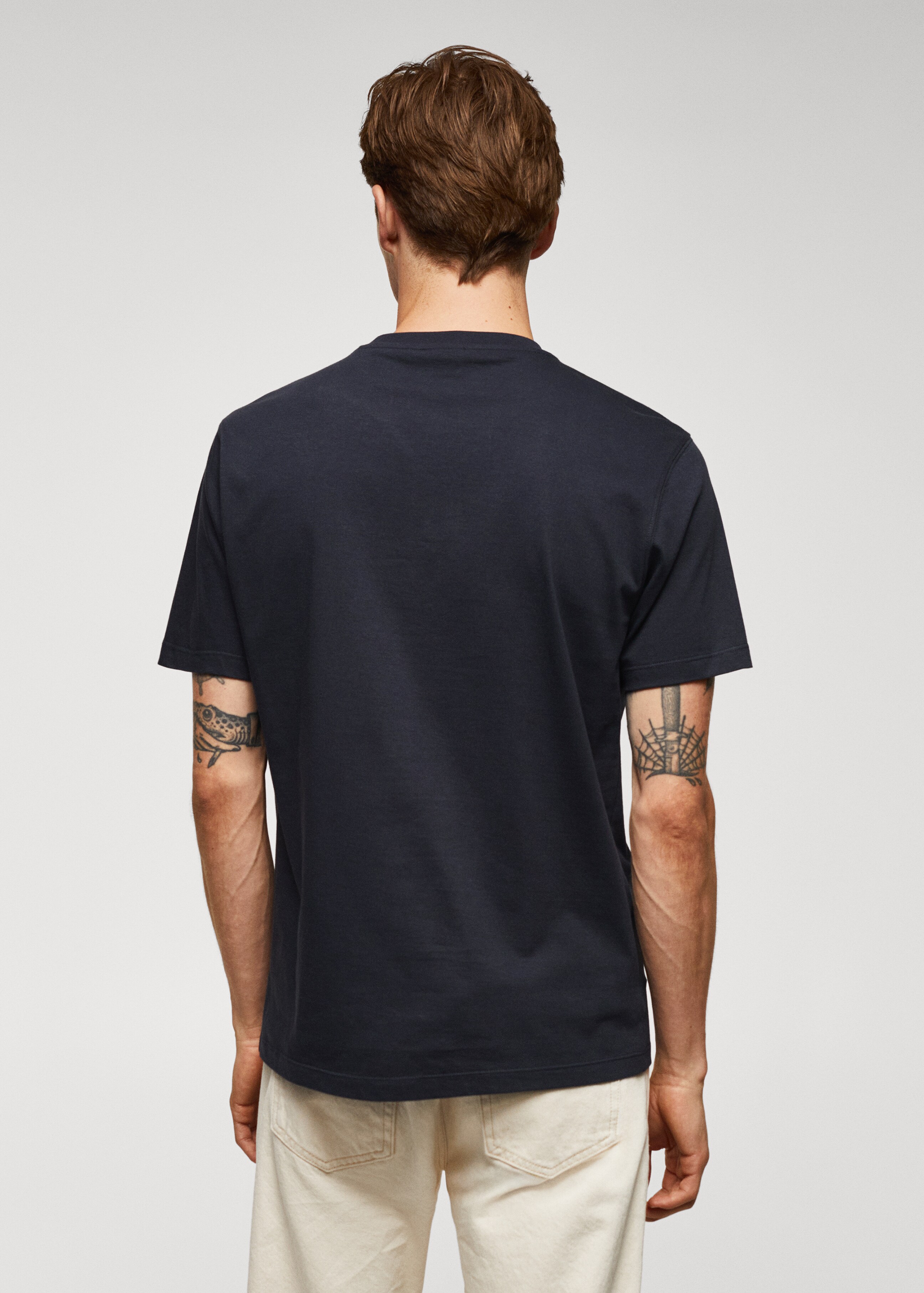 100% cotton printed t-shirt - Reverse of the article