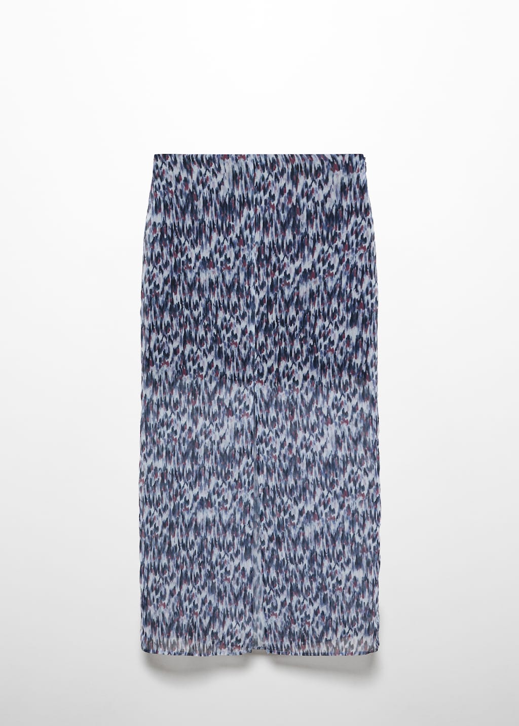 Slit printed long skirt - Article without model