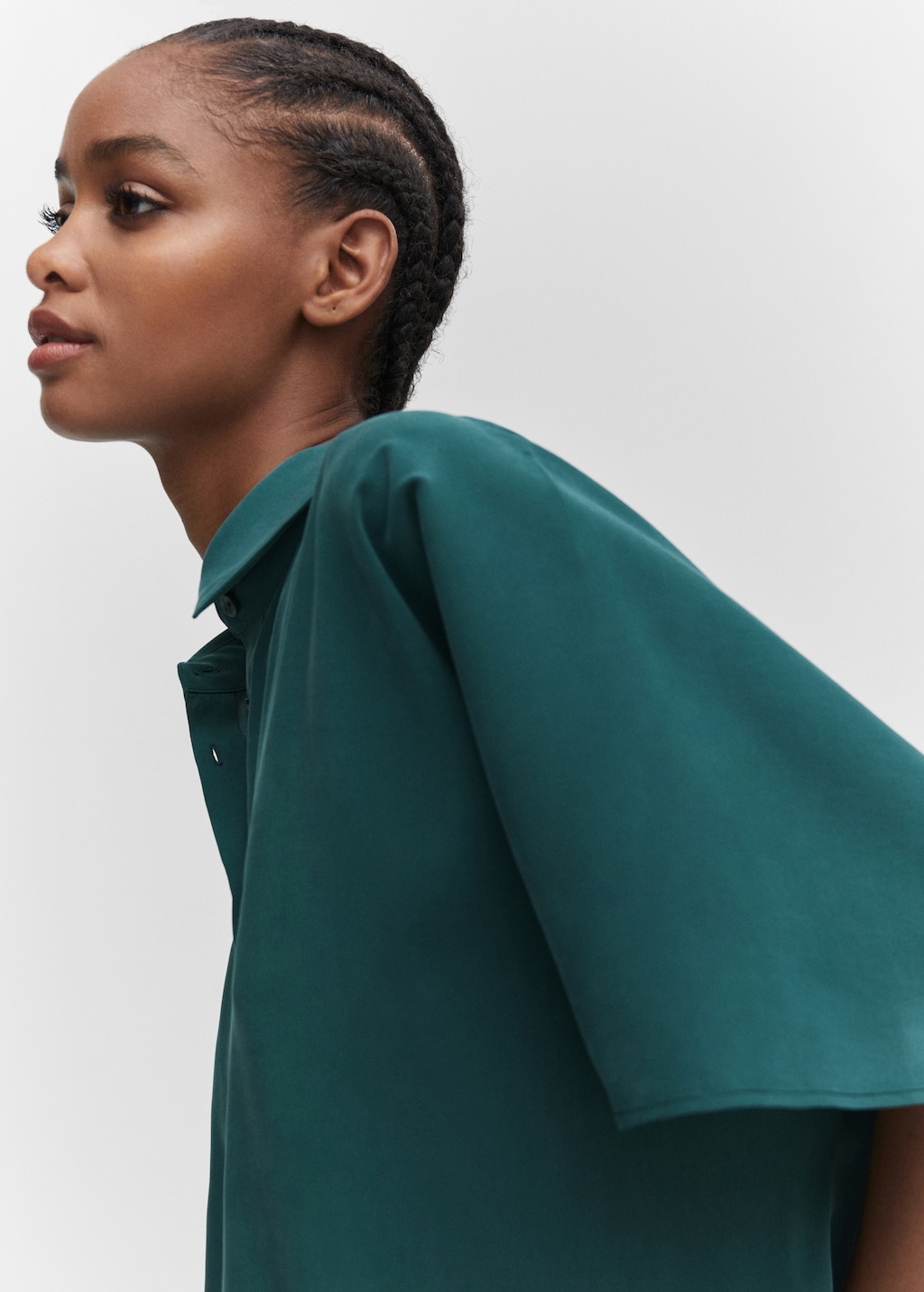 Oversize modal shirt - Details of the article 1