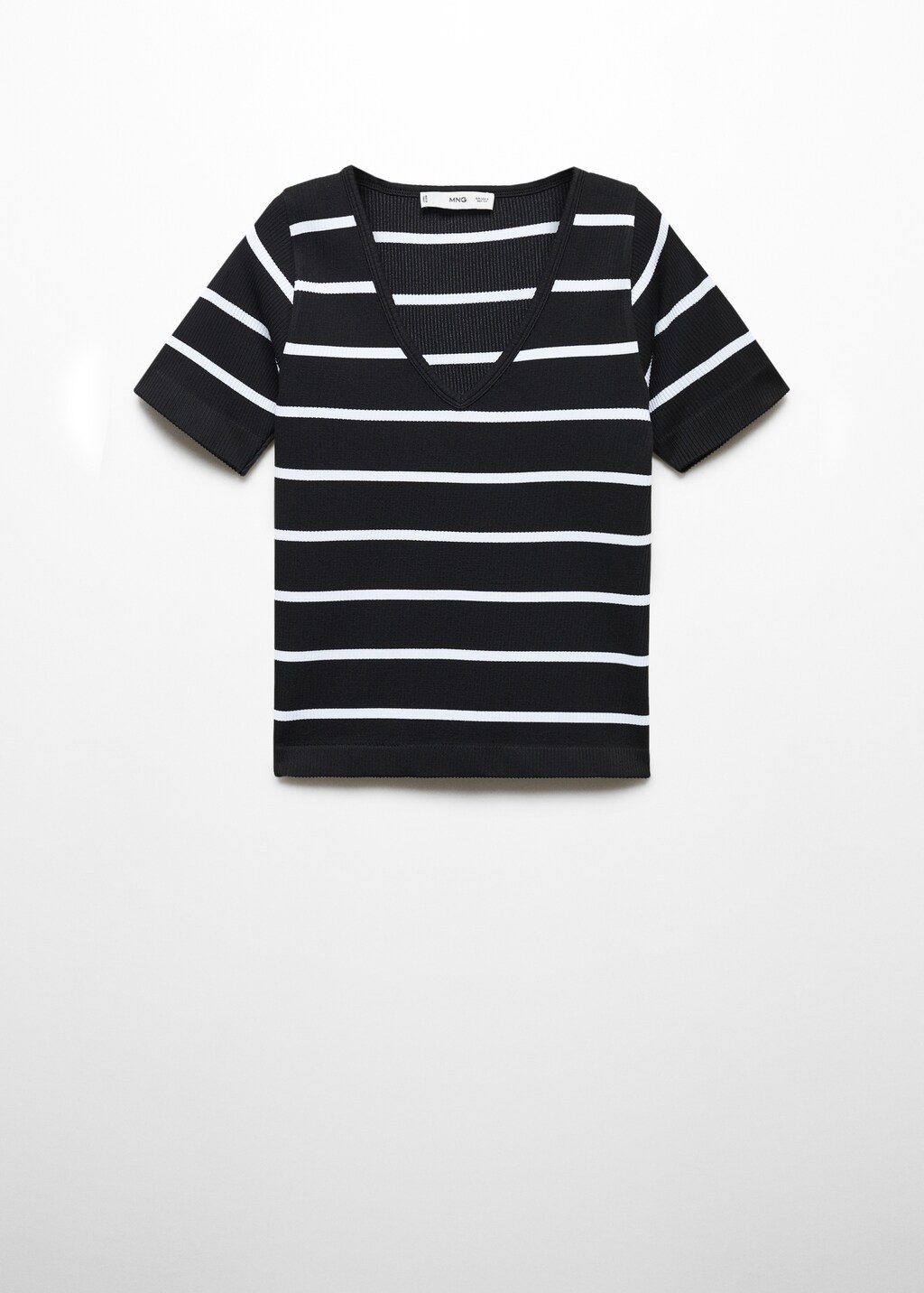 Striped seamless t-shirt - Article without model