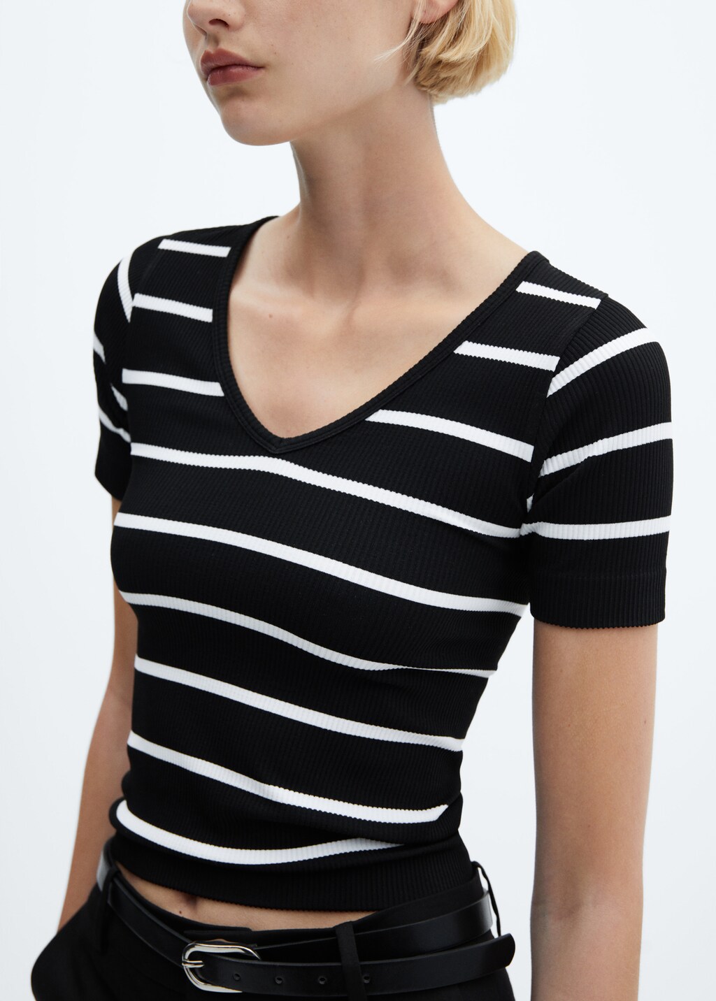 Striped seamless t-shirt - Details of the article 6