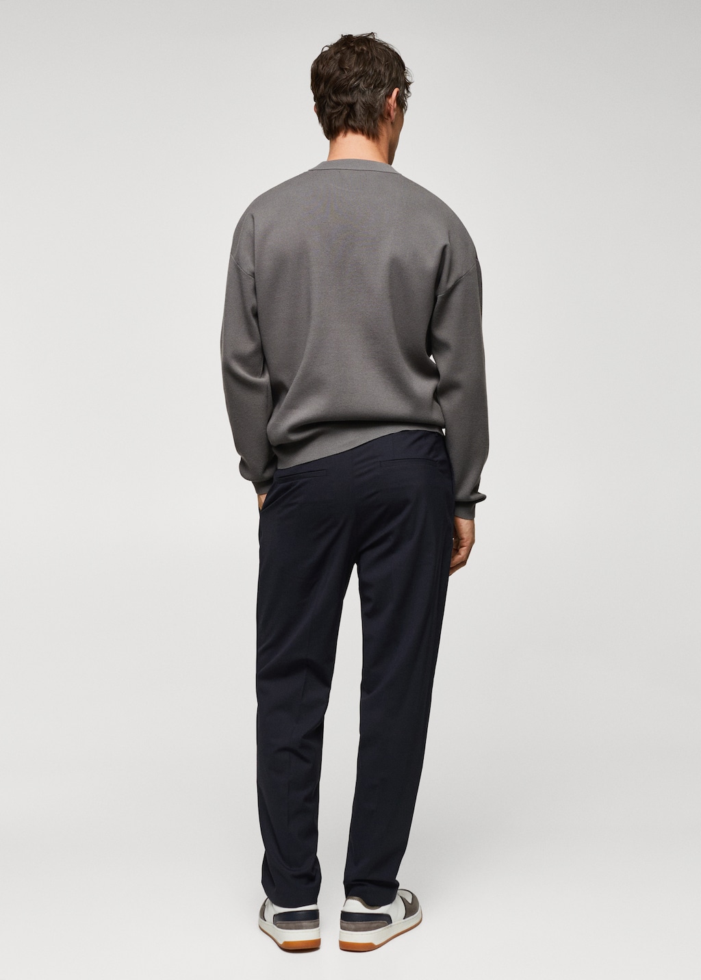 Relaxed-fit wool pants