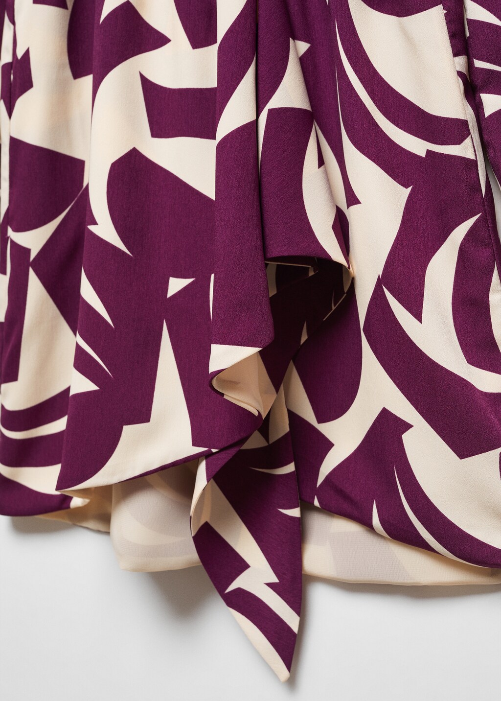 Printed bow dress - Details of the article 8