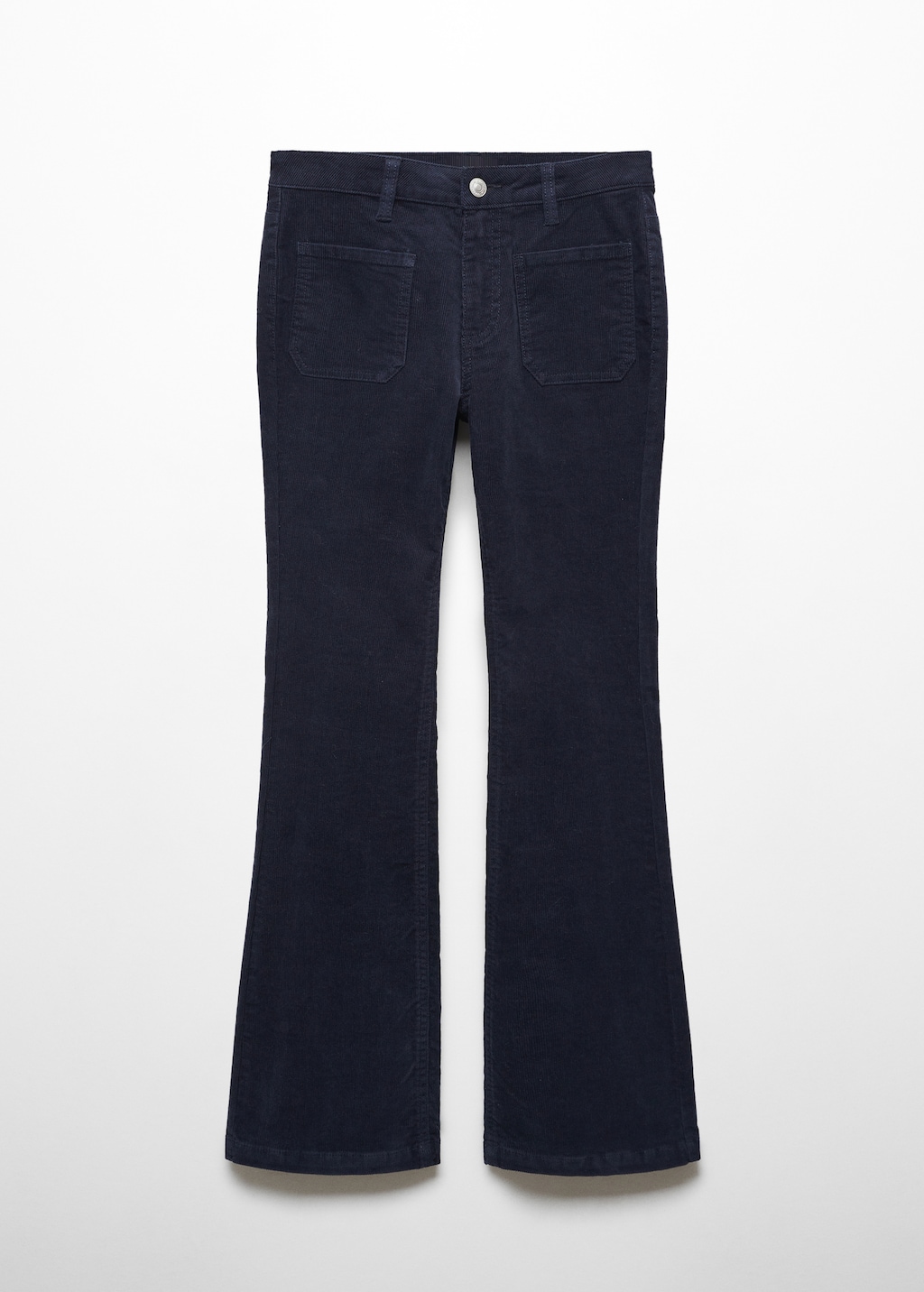 Corduroy straight trousers - Article without model