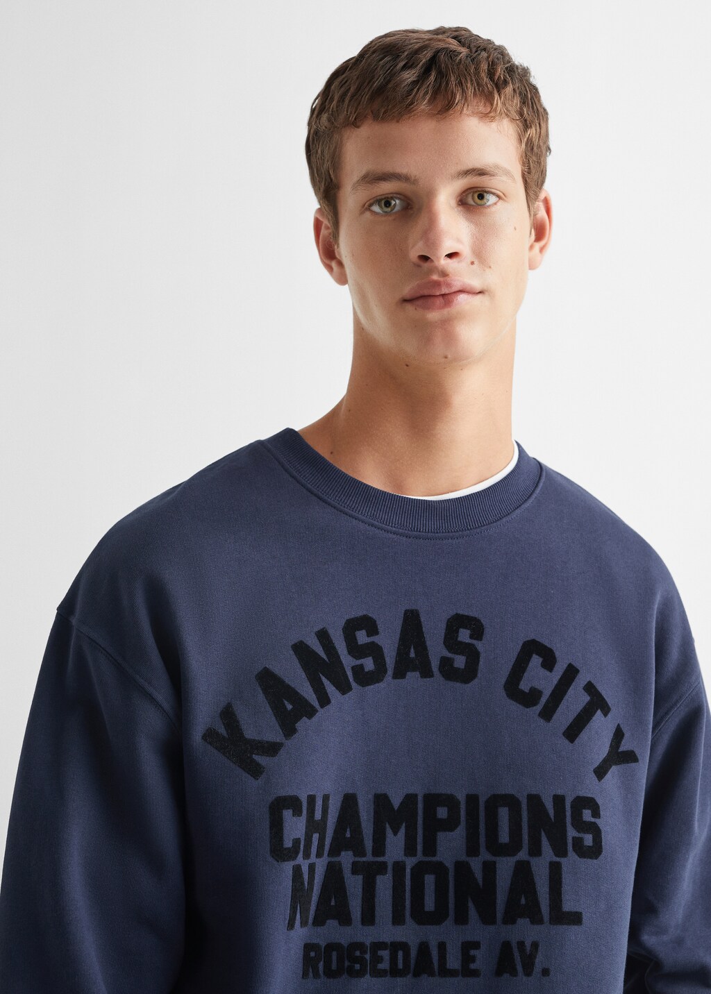 Message cotton sweatshirt - Details of the article 1