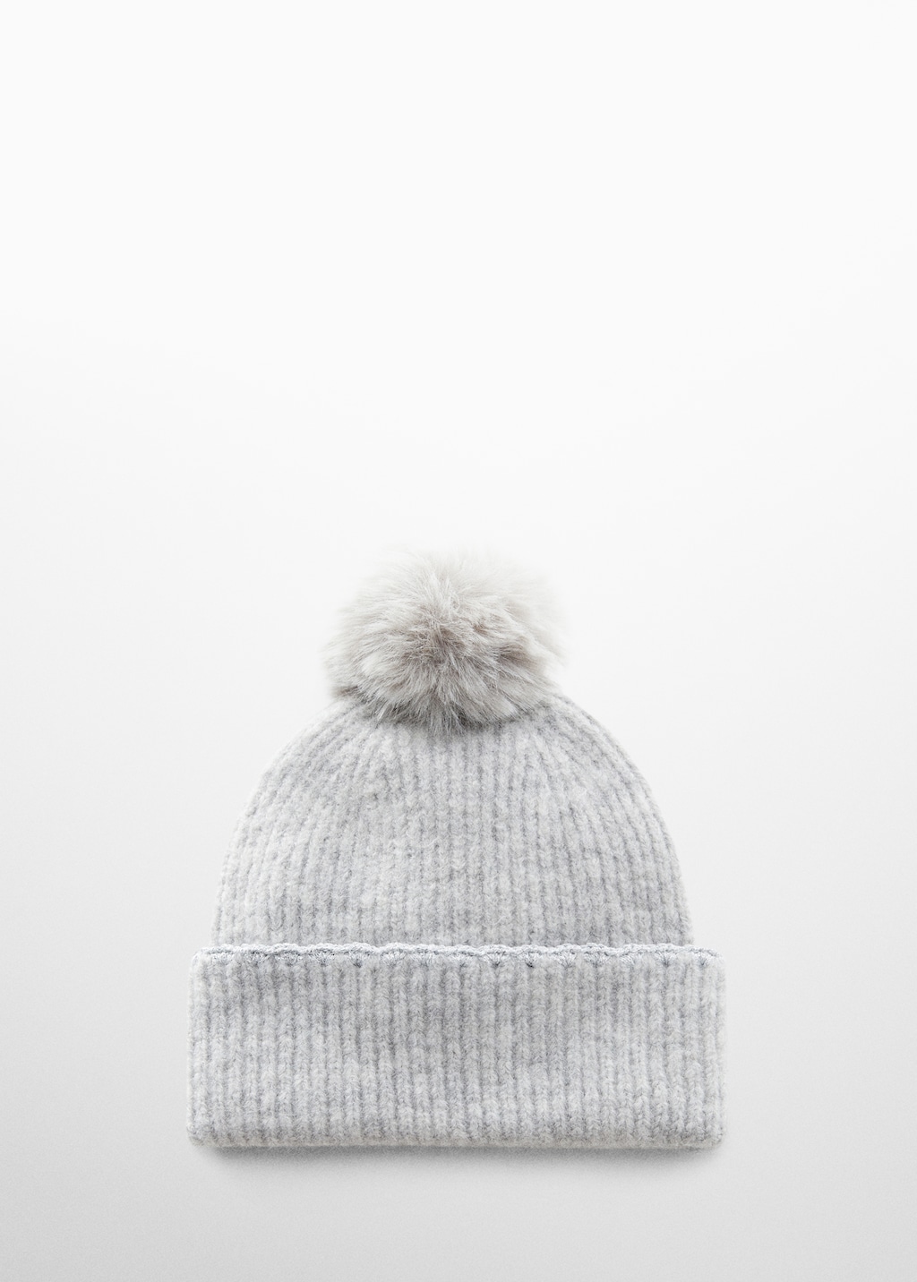 Pom pom faux fur beanie - Article without model