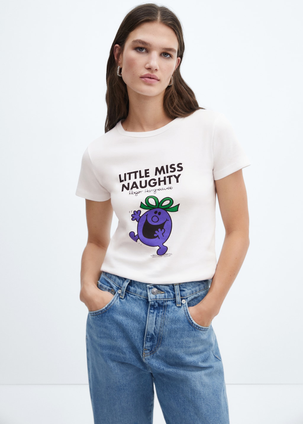 Mr. Men and Little Miss T-shirt - Medium plane