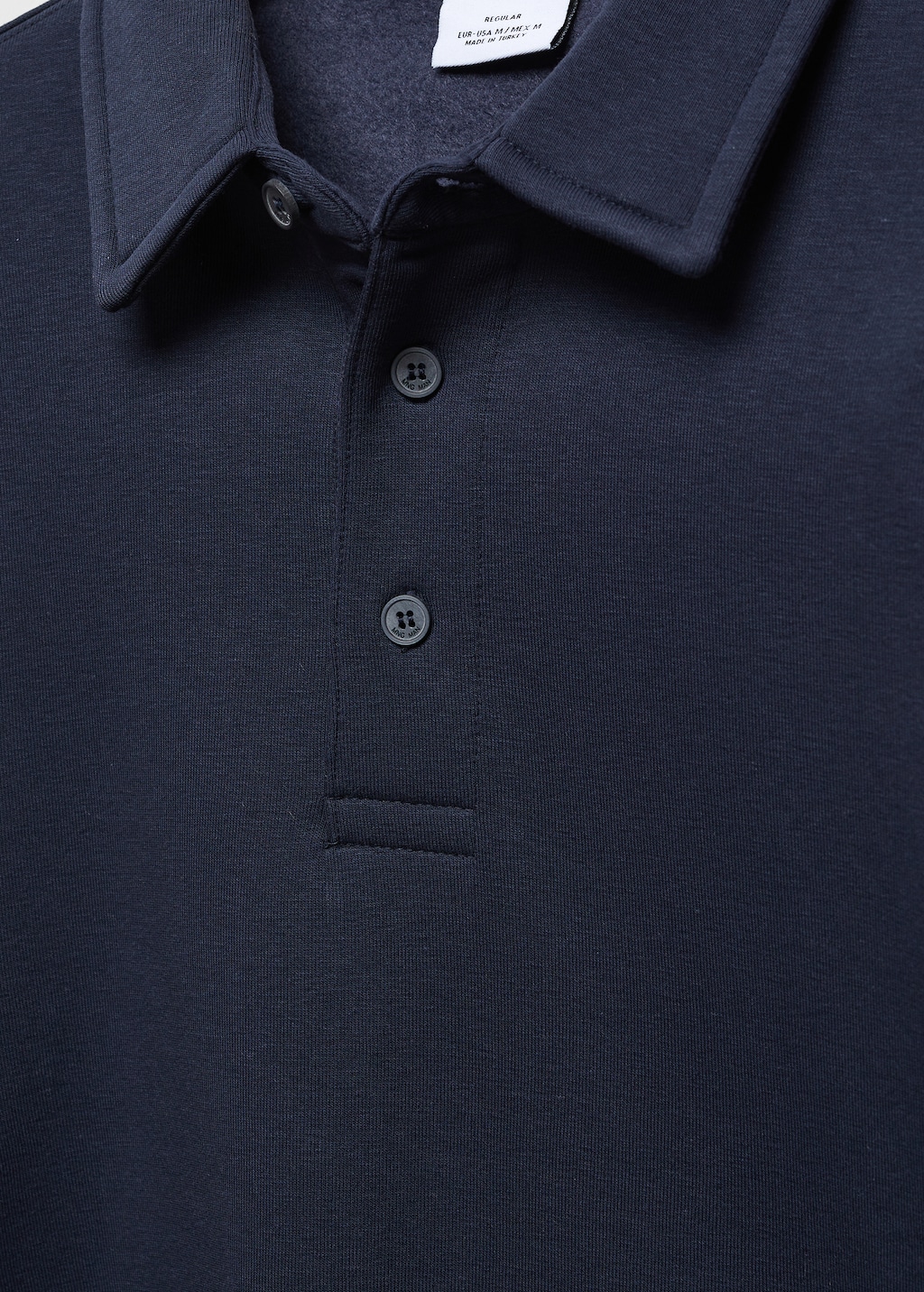 Cotton polo sweatshirt - Details of the article 8