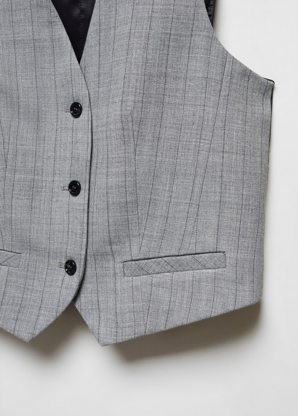 Pinstriped suit waistcoat - Details of the article 8