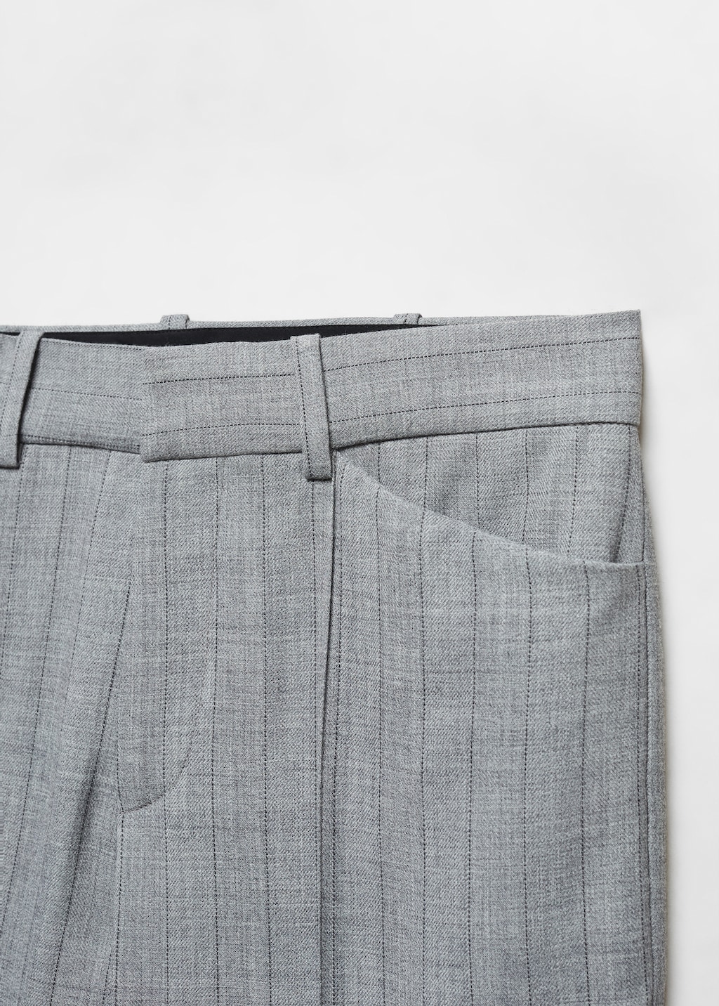 Pinstripe suit trousers - Details of the article 8