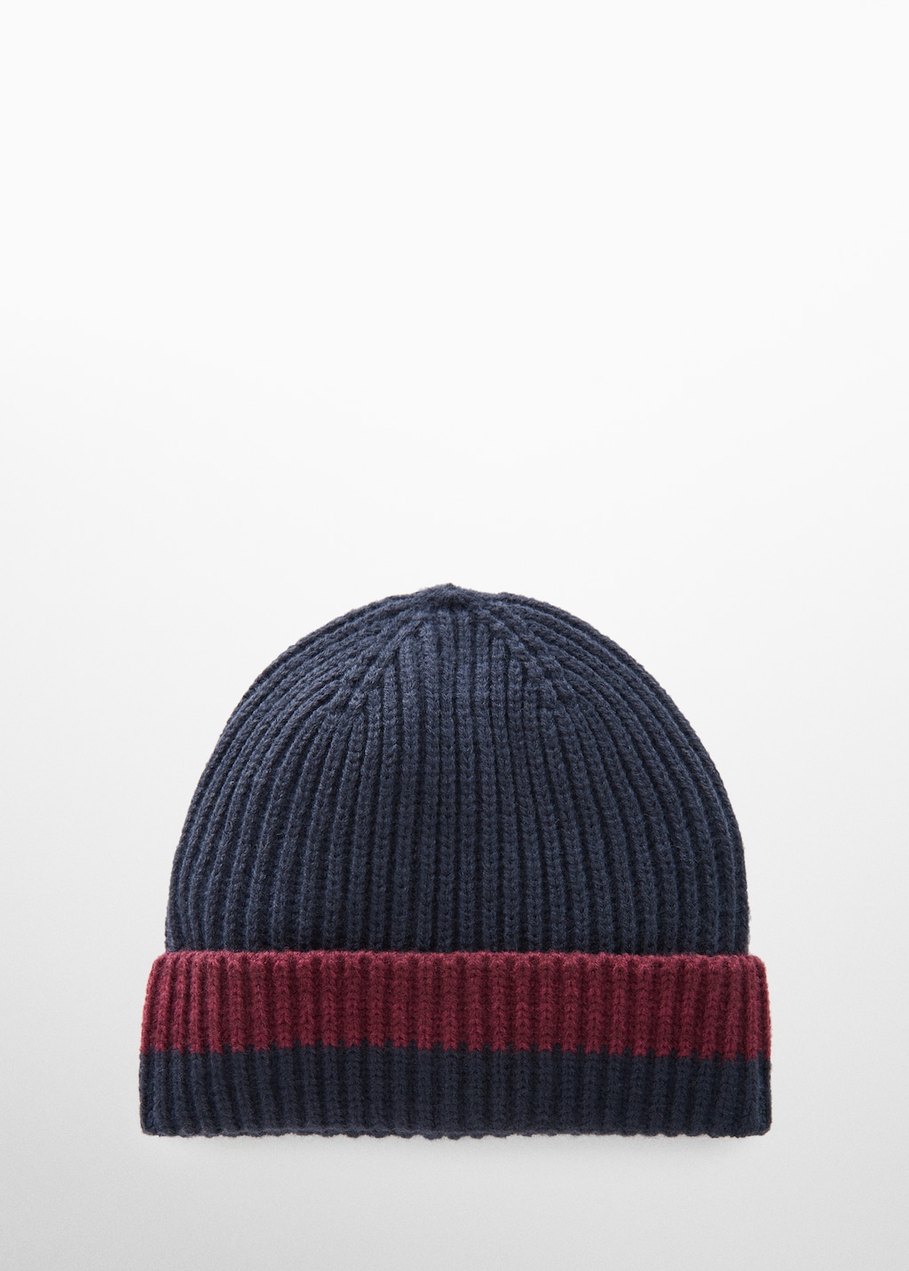 Gorro de malha bicolor - Artigo sem modelo