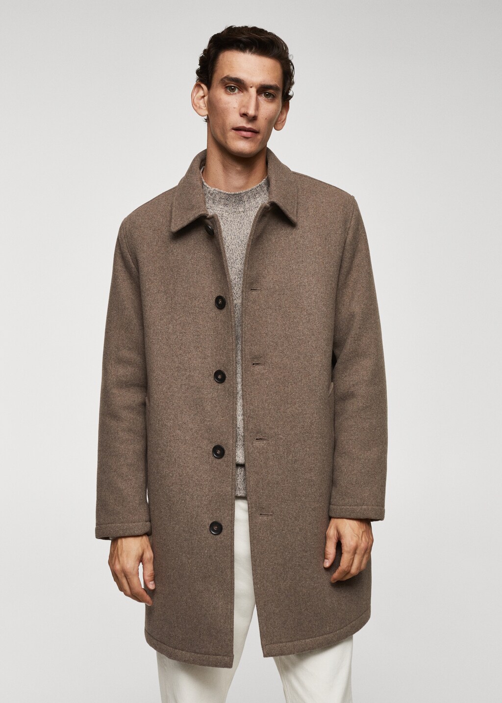 Thermoregulating wool coat - Details of the article 6