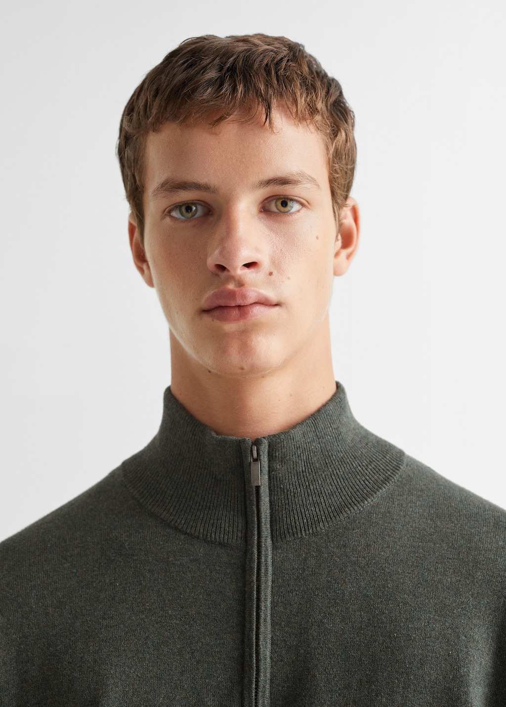 Zip neck jumper - Details of the article 1