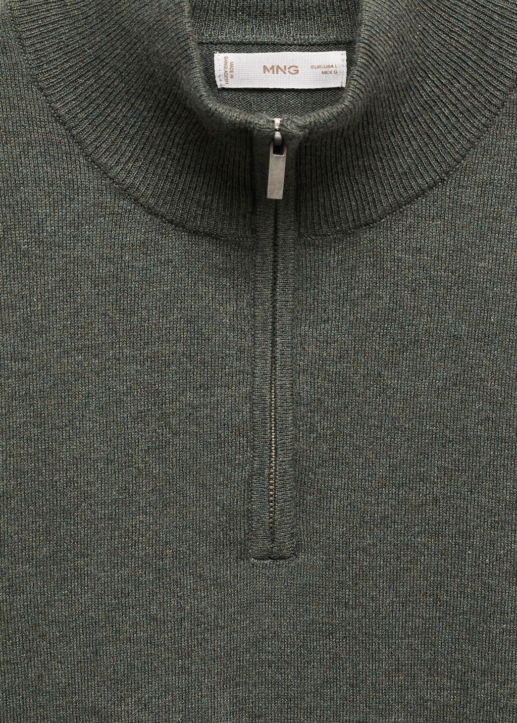 Zip neck jumper - Details of the article 8