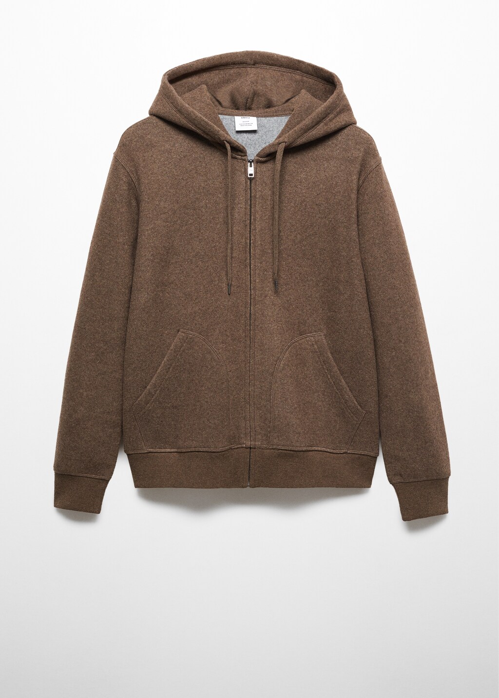 Wool-blend hooded sweatshirt - Article without model