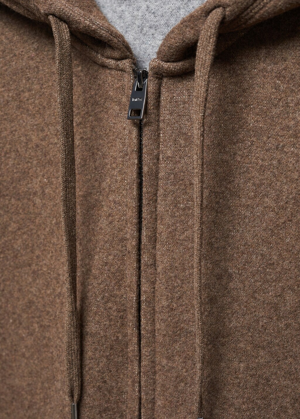 Wool-blend hooded sweatshirt - Details of the article 8