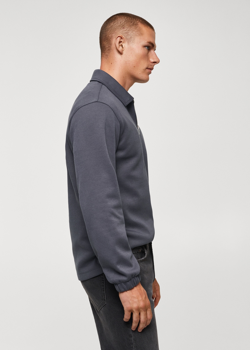 Cotton polo sweatshirt - Details of the article 2