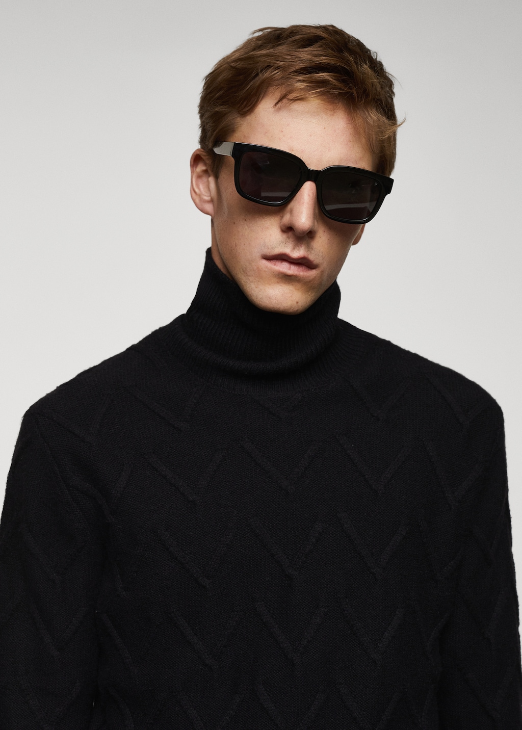 Structured wool sweater - Details of the article 1