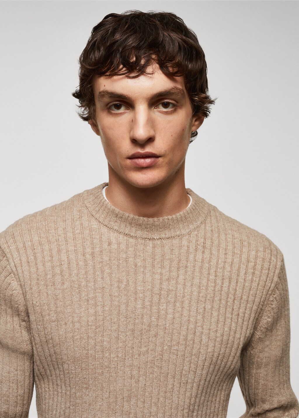 Ribbed wool-blend sweater - Details of the article 1