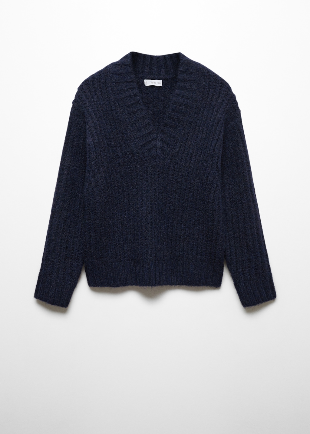 V-neck knit sweater - Article without model