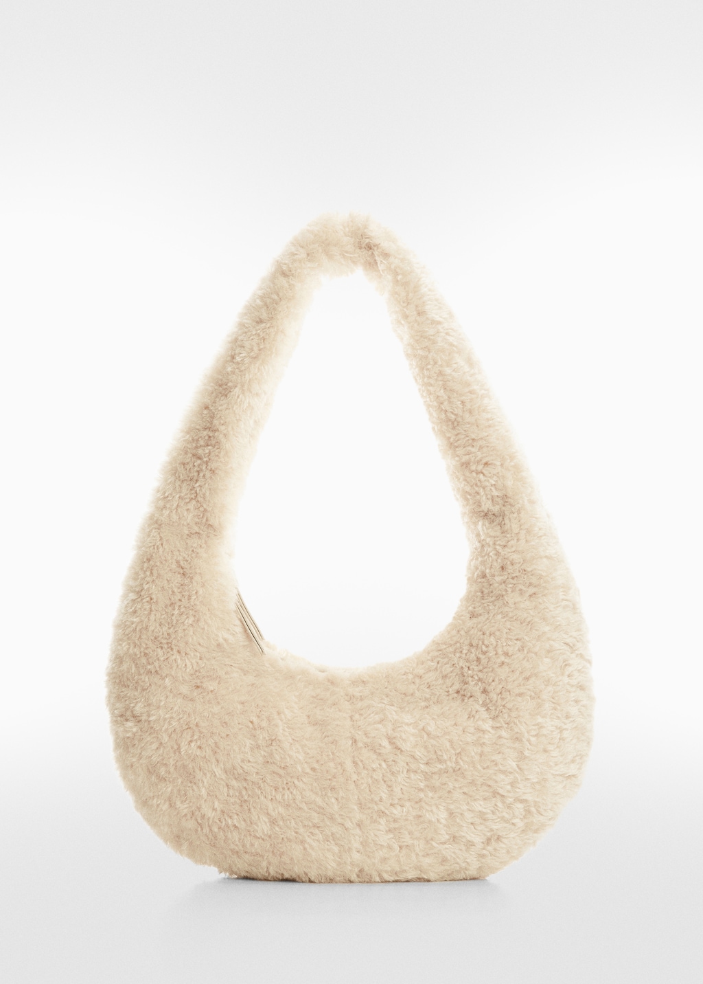 Fur-effect shoulder bag - Article without model