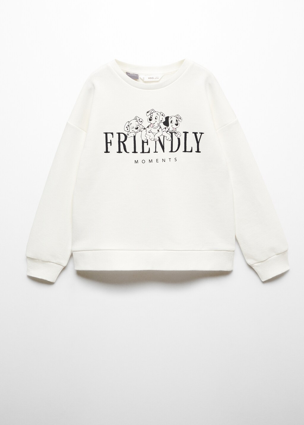 Organic cotton 101 Dalmatians sweatshirt - Article without model