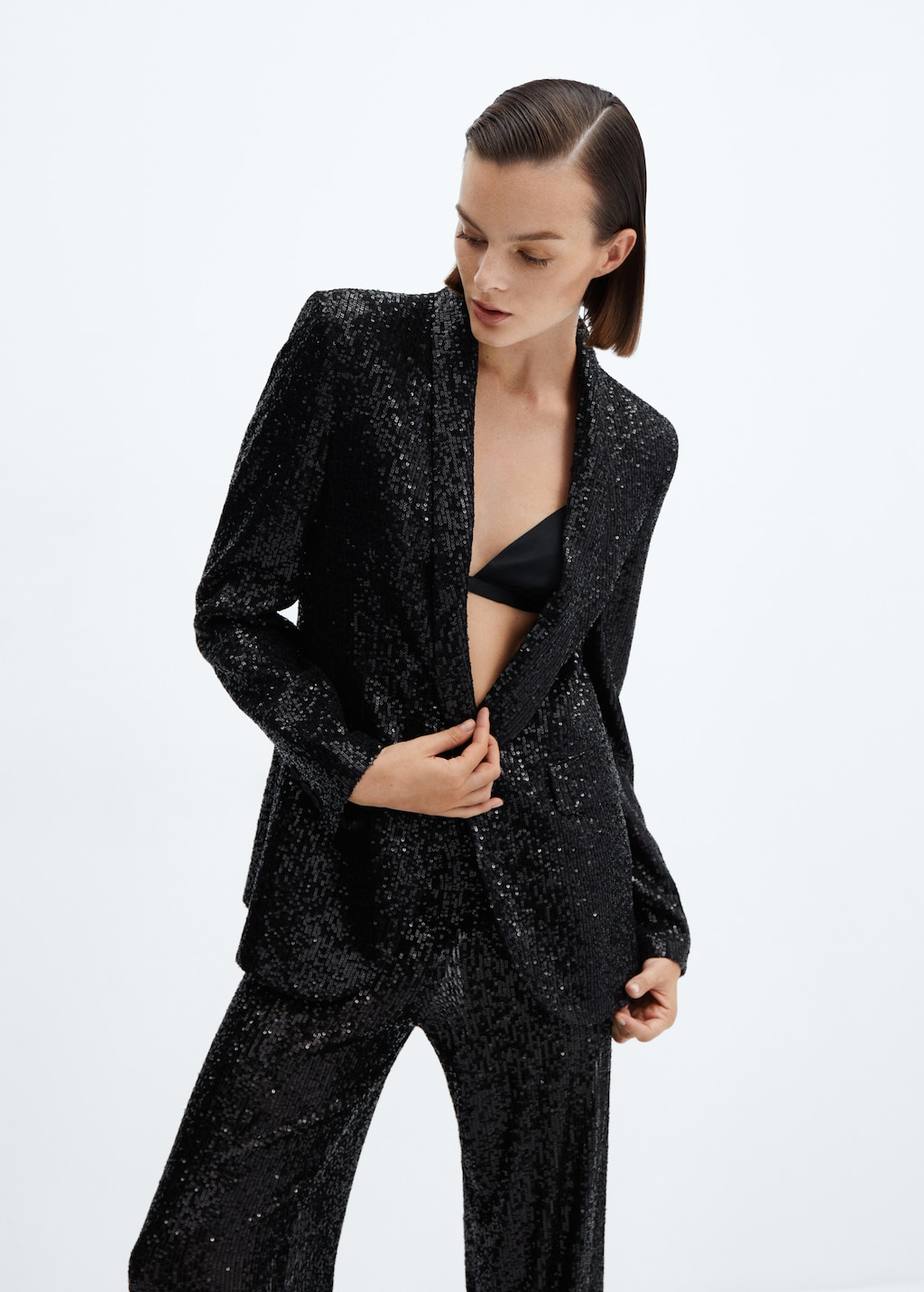 Sequined suit jacket - Details of the article 6