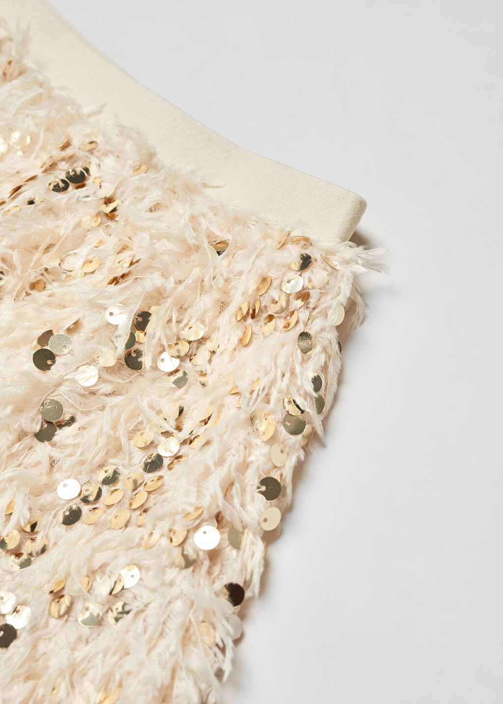 Fringed sequin skirt - Details of the article 8