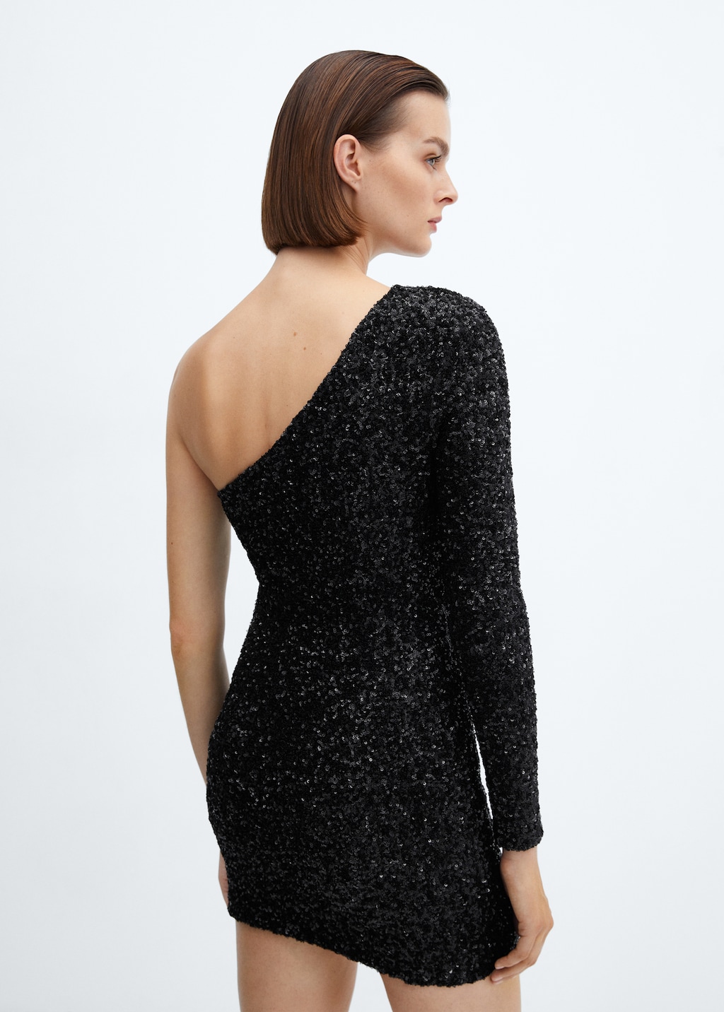 Robe asymétrique sequins - Verso de l’article