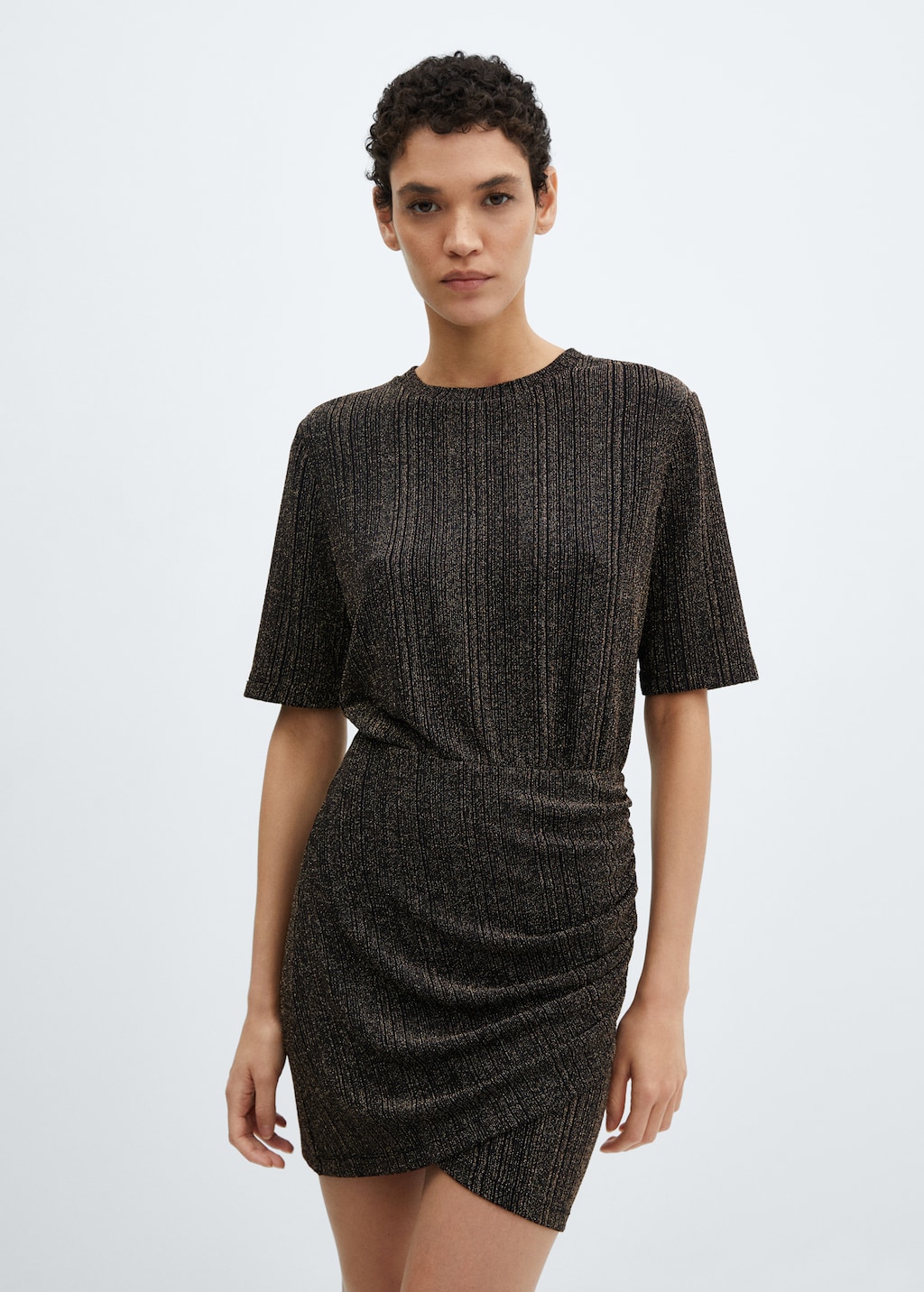 Lurex knitted dress - Medium plane