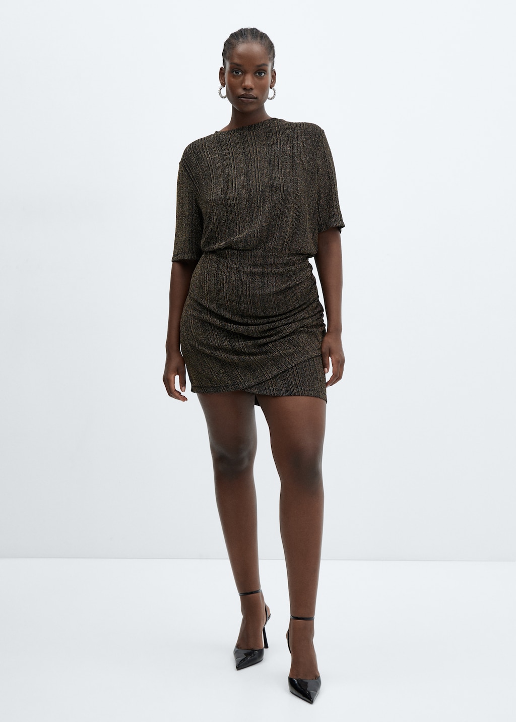 Lurex knitted dress - Details of the article 3