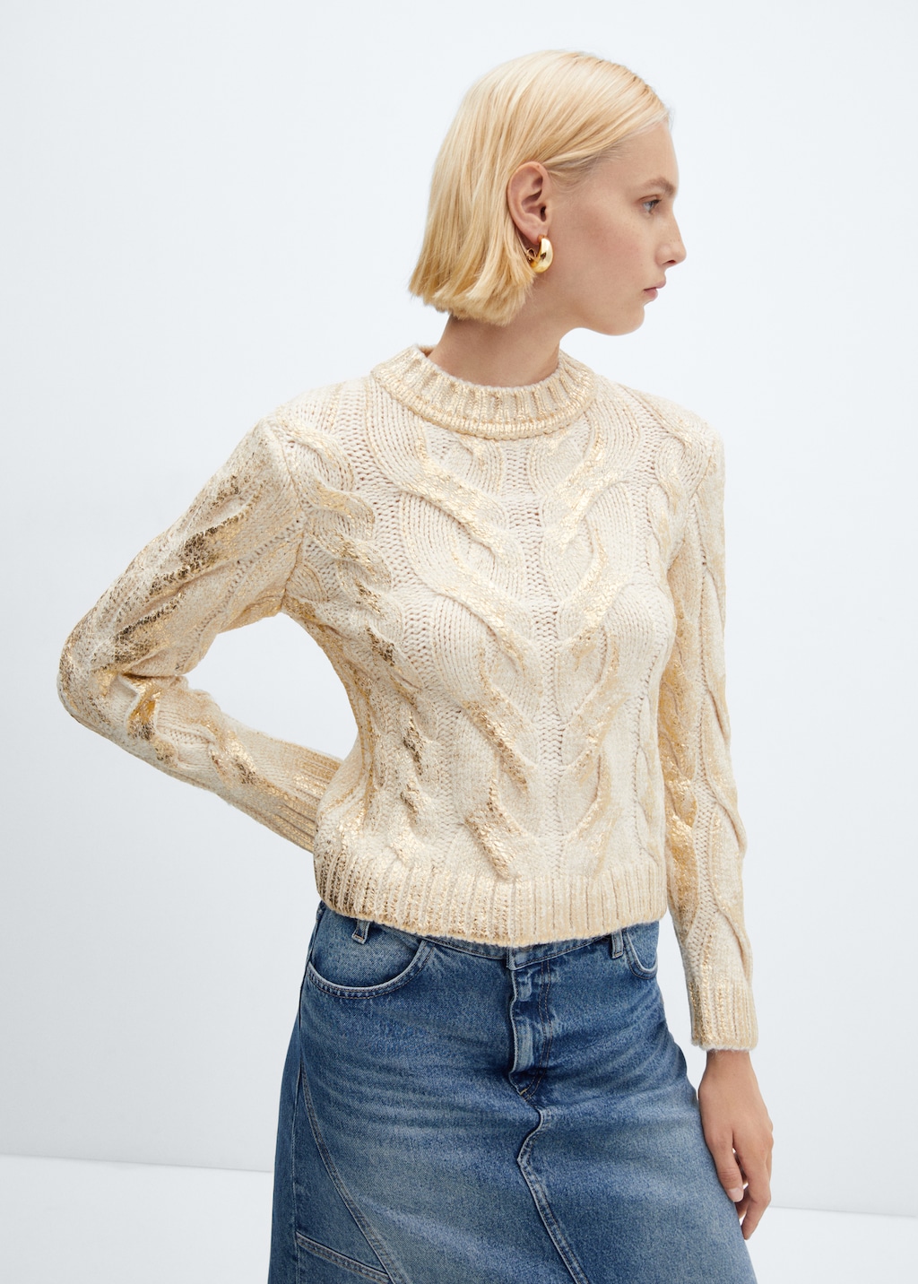 Foil braided jumper - Medium plane