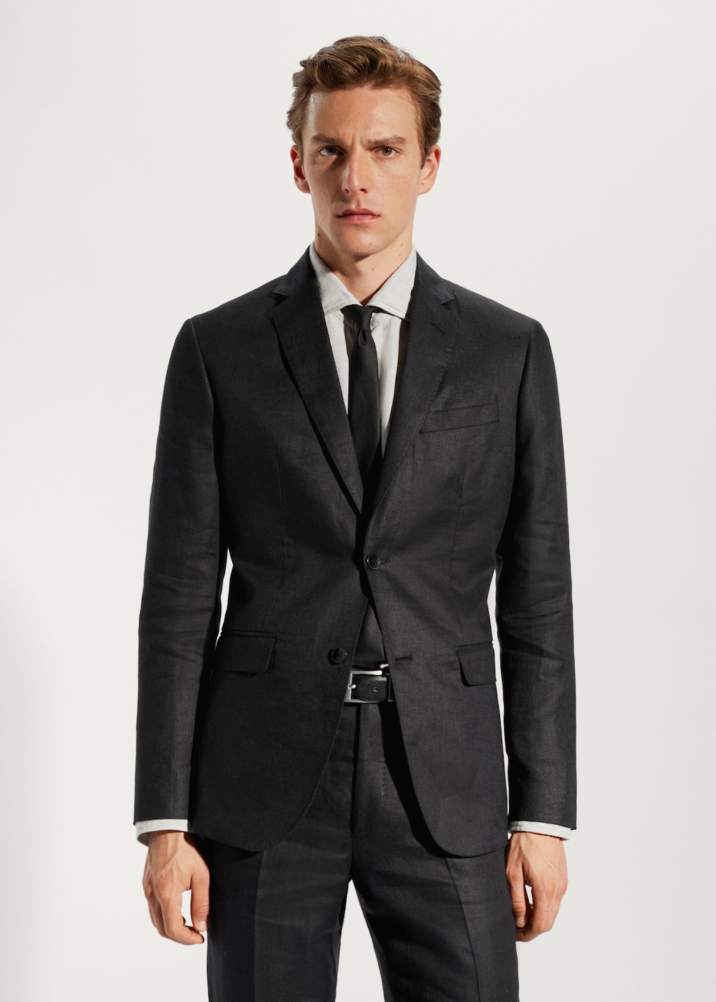 Blazer suit 100% linen - Medium plane