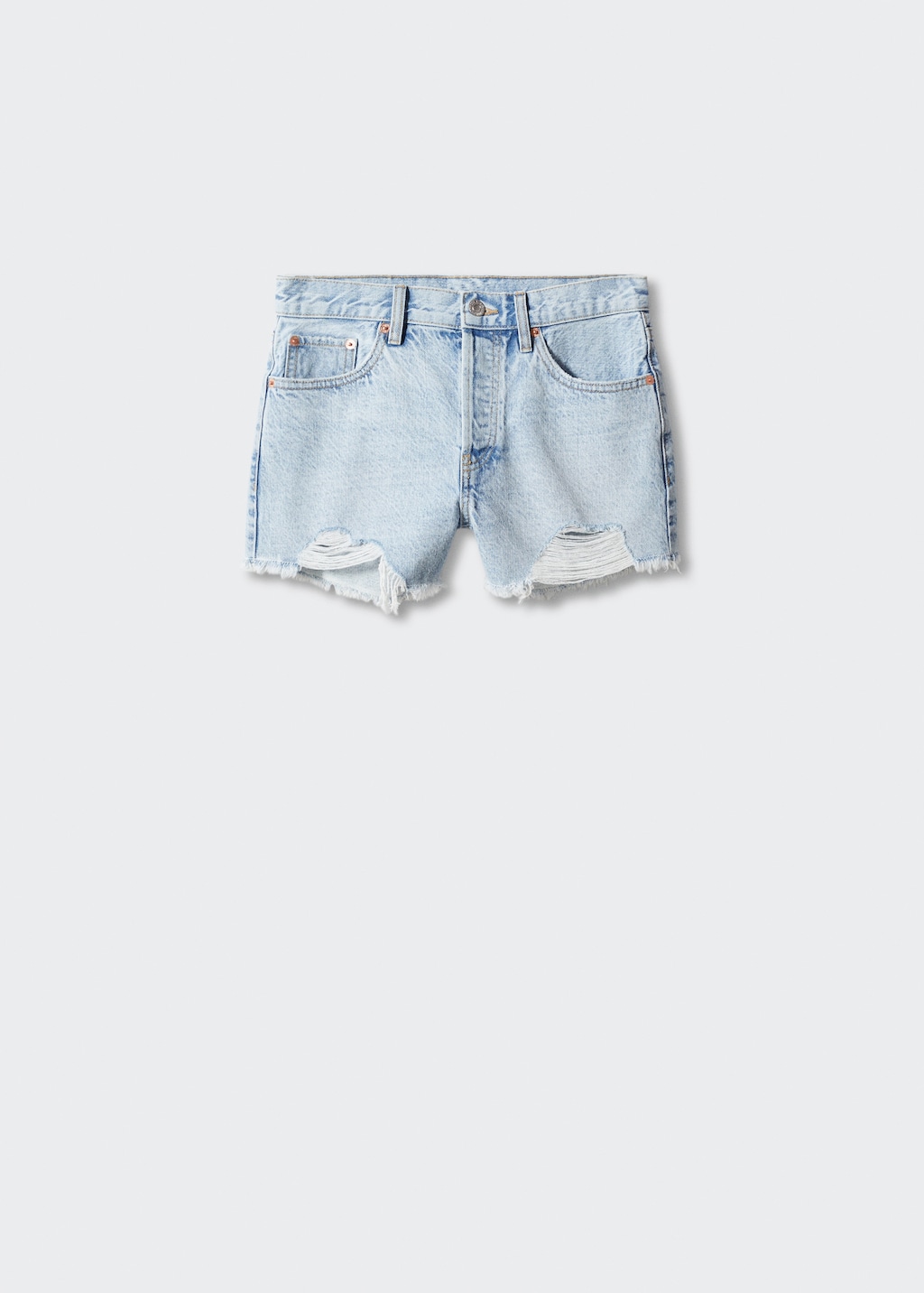 Broken denim shorts - Article without model