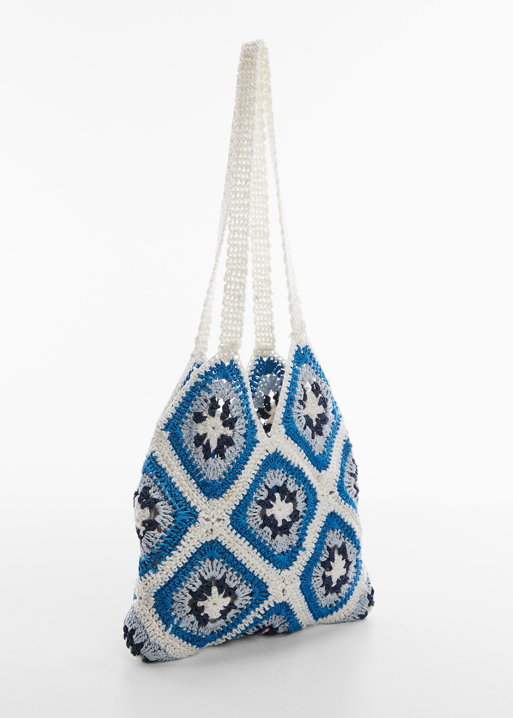 Bucket crochet bag - Medium plane