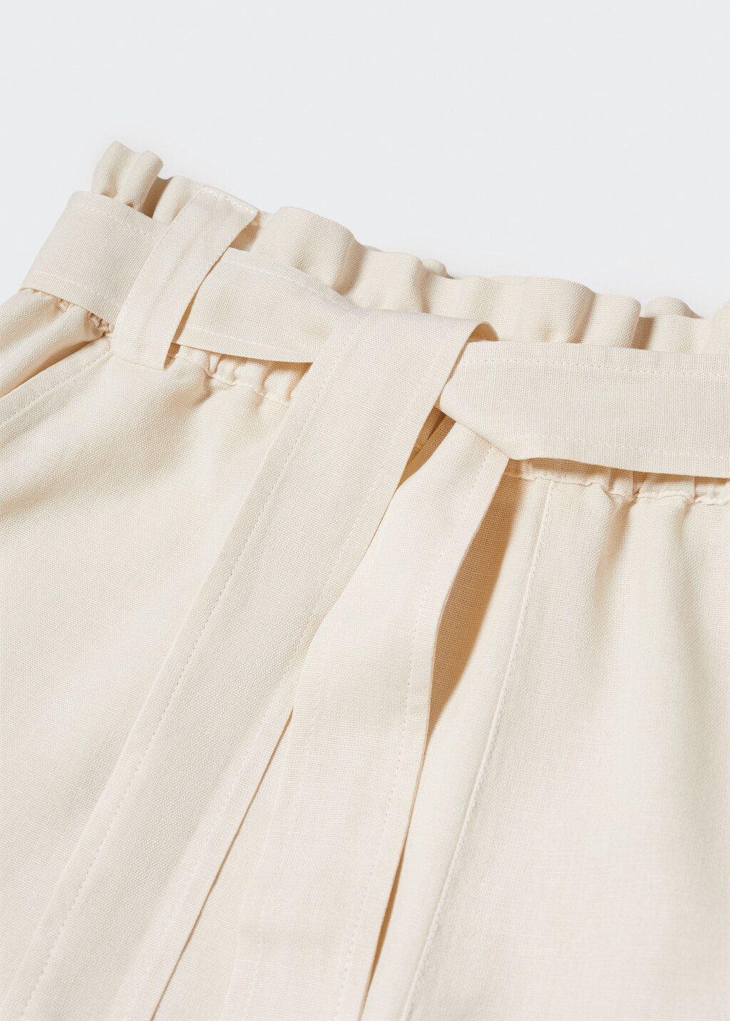 Cotton linen shorts - Details of the article 8