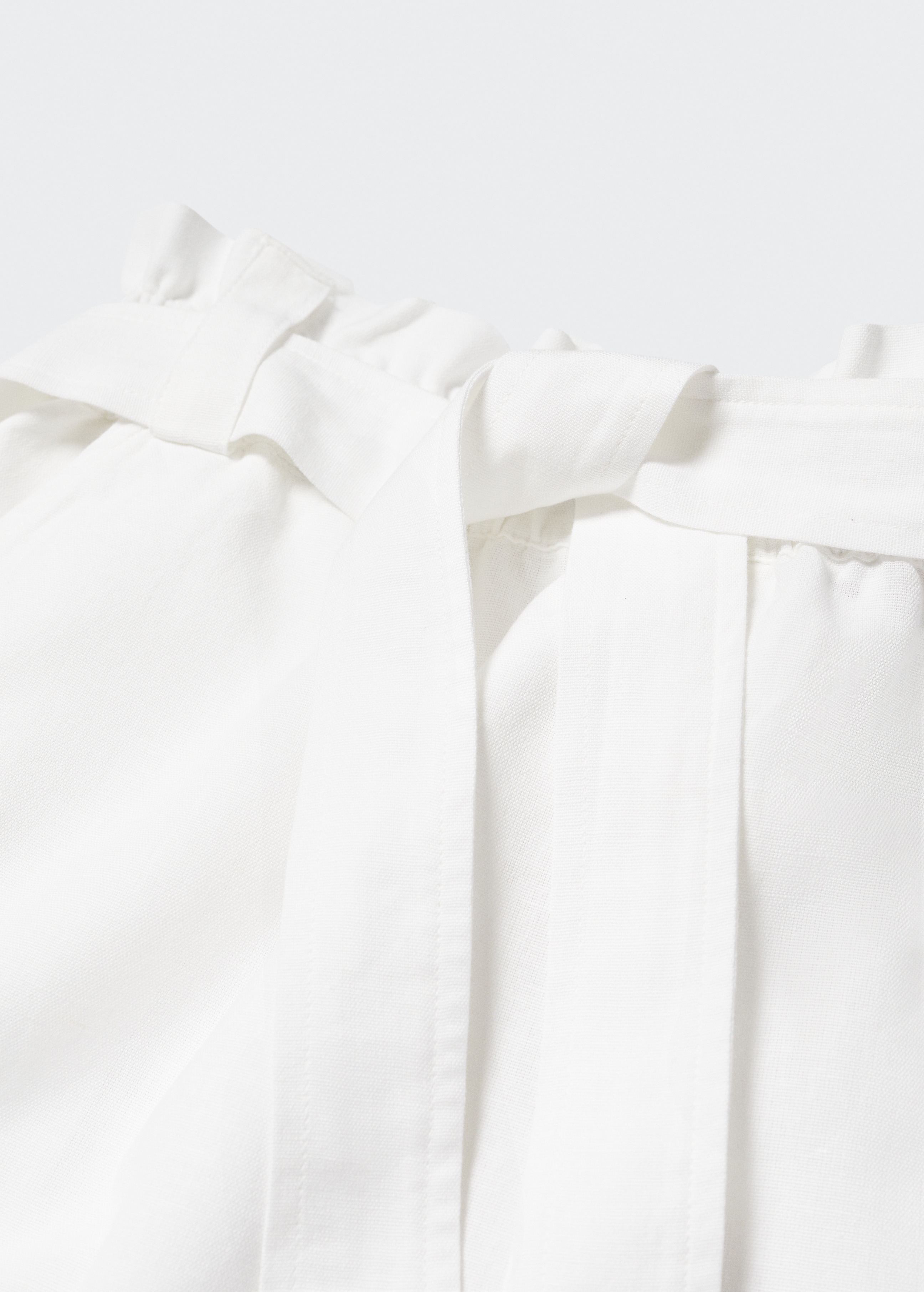 Cotton linen shorts - Details of the article 8
