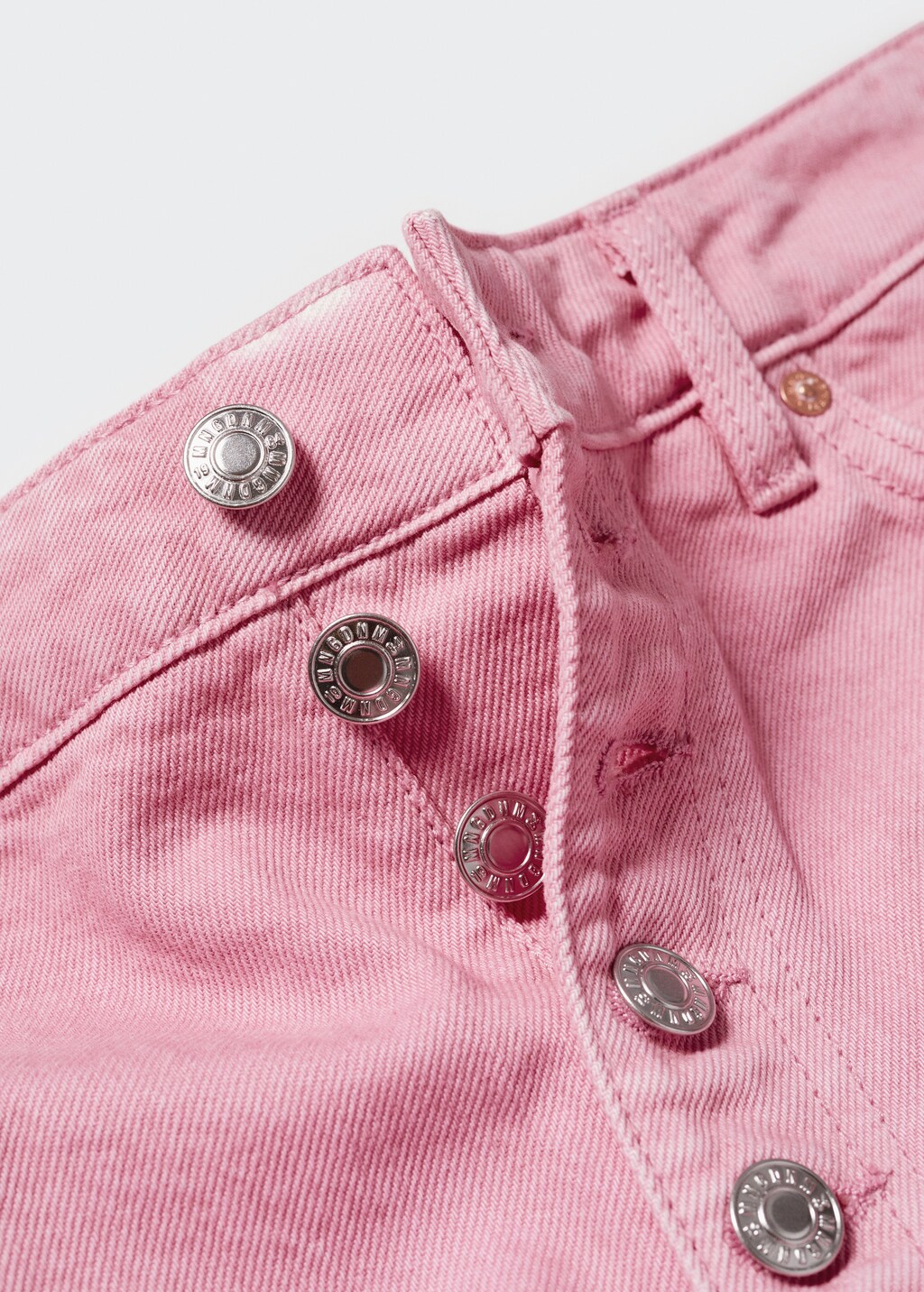 Denim shorts met knopen - Detail van het artikel 8