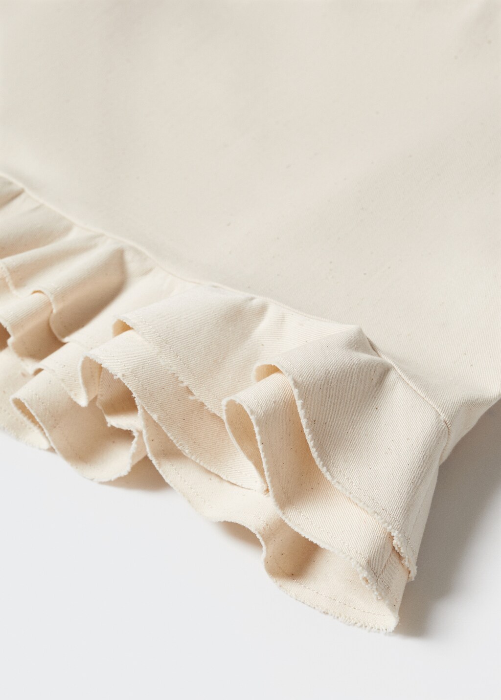 Ruffled cotton mini-skirt - Details of the article 8