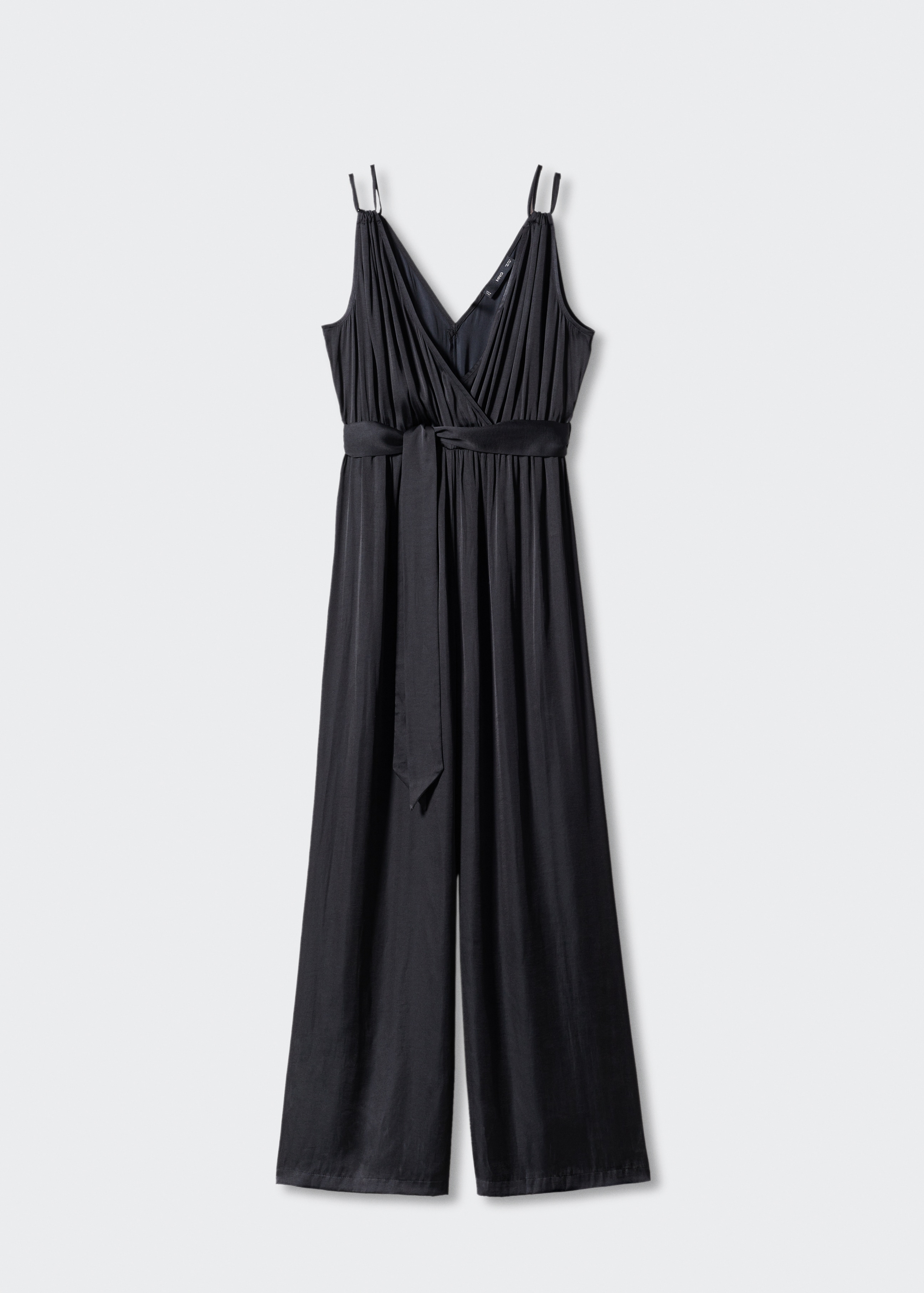 Satin pleated jumpsuit - Article without model
