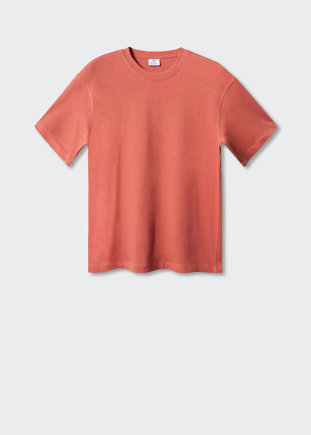 Basic 100% cotton relaxed-fit t-shirt - Article without model